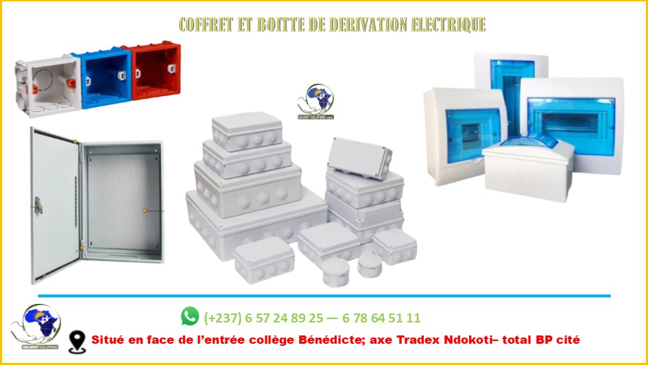 COFFRET ET BOITTE DE DERIVATION ELECTRIQUE